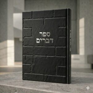 ספר דברים כותל | שחור