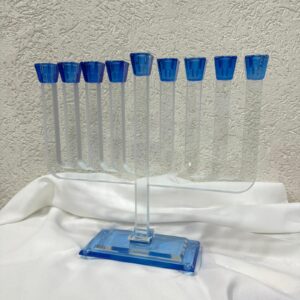 חנוכיה דגם ליב - כחול