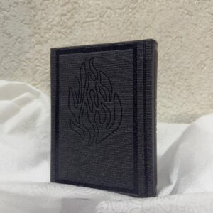 סידור תפילה פרמיום האש אפור-שחור