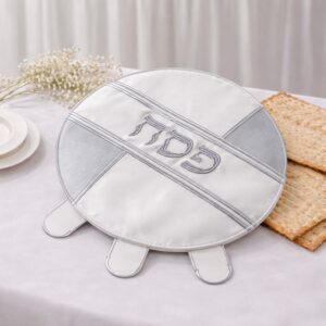 כיסוי צלחת פסח | לבן