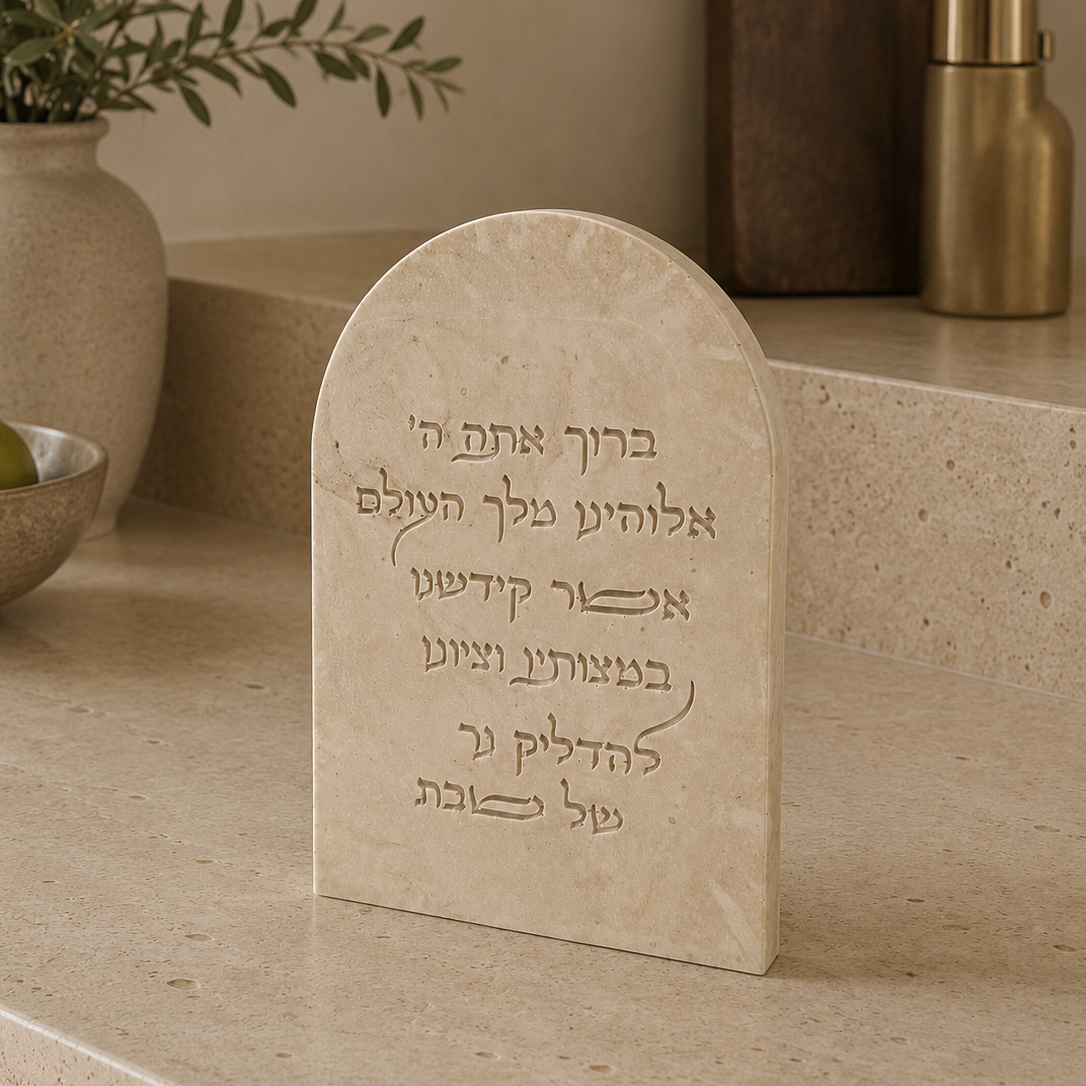 מעמד הדלקת נרות שבת | חום שיש