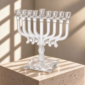 חנוכיה דגם רויאל | שקוף מאט